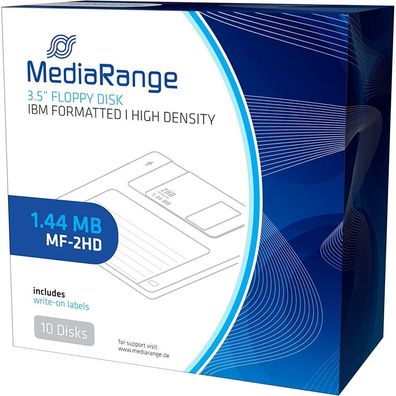 10 MediaRange Disketten Disketten 1,44 MB