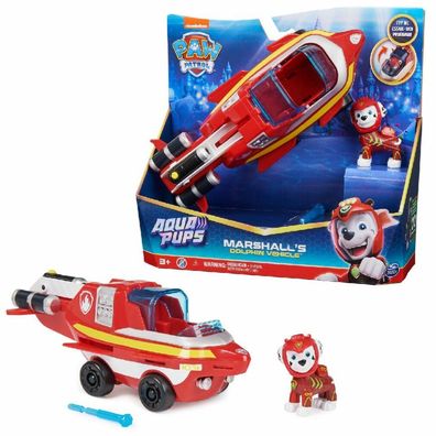 Paw Patrol Aqua Pups Deluxe Fahrzeug Marshall