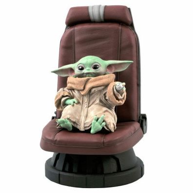 Star Wars The Mandalorian Statue 1/2 The Child in Chair 30 cm