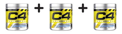 3 x Cellucor C4 Original (60 serv) Icy Blue Razz