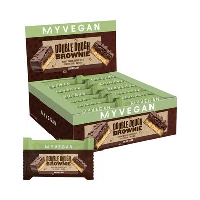 Myprotein Vegan Double Dough Brownie (12x60g) Chocolate Chip