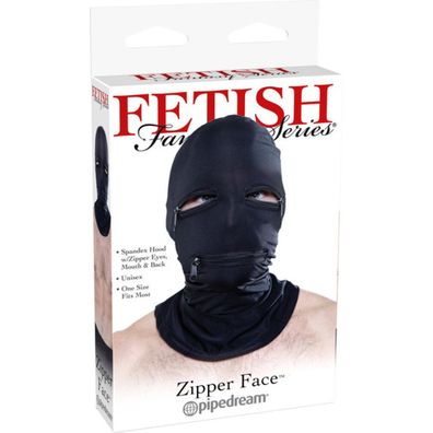 FFS Zipper Face Hood Black