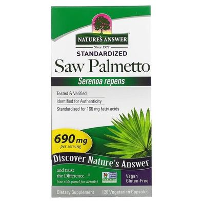 Saw Palmetto Extract, Capsules - 120 vcaps