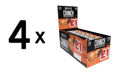 4 x Crunch Bar Mini, Salted Caramel - 24 bars