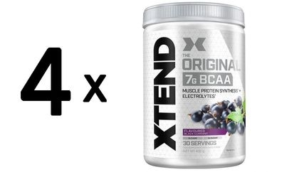 4 x Xtend, Blackcurrant - 432g