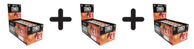 3 x Crunch Bar Mini, Salted Caramel - 24 bars