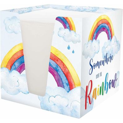 RNK-Verlag Zettelbox 46789, Rainbow, mehrfarbig, Karton