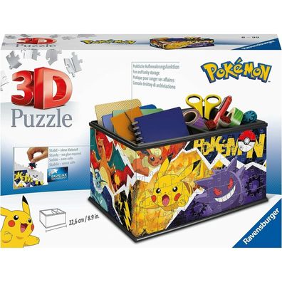 3D Puzzle Aufbewahrungsbox Pokèmon (mehrfarbig)