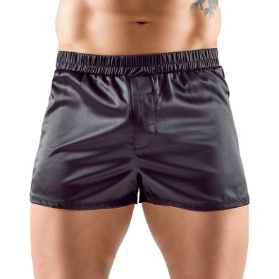 Herren Boxershorts sexy Dessous Erotik Satin Glanz Unterhose mit Eingriff "Lenny