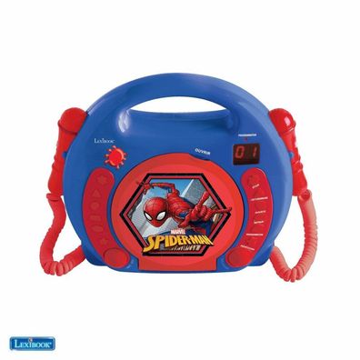 Lexibook - Spider-Man - Tragbarer CD-Player mit Mikrofon (RCDK100SP)