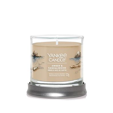 Aromatic candle Signature tumbler small Amber & Sandalwood 122 g