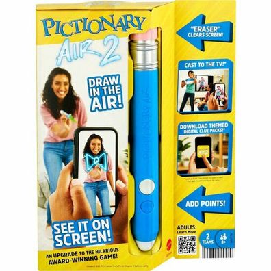 Mattel Games Pictionary Air 2 Luftzeichnen-Familienspiel