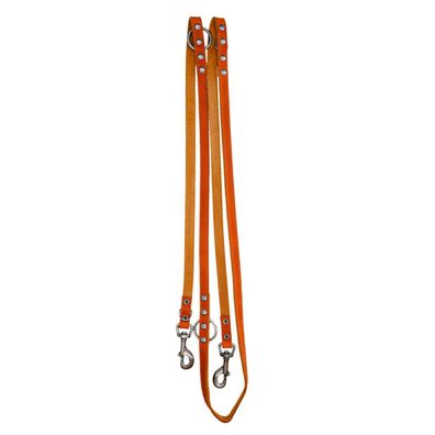 Spotted! Pro Leder Trainingsleine Cognac 2x250cm