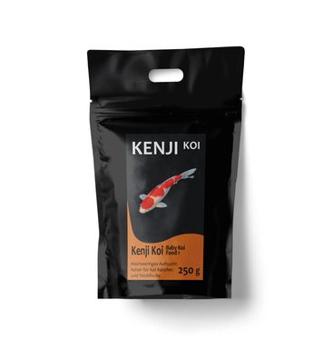 KENJI KOI Baby Koi Food 1 - 250g 0.5-0.8mm Ab den ersten Tagen Aufzuchtfutter KOI