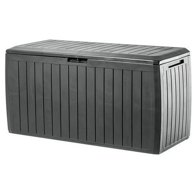 KADAX Gartenkiste, 290 L, Anthrazit, 116 x 47 x 60 cm