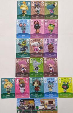 Original Amiibo Karten Animal Crossing Welcome to Nintendo Switch EU Cards 3DS Wii U