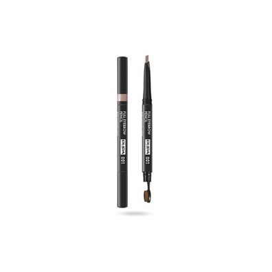 Pupa, Full, Paraben-Free Pencil & Brush 2-In-1, 001, Blonde, 0.2 g