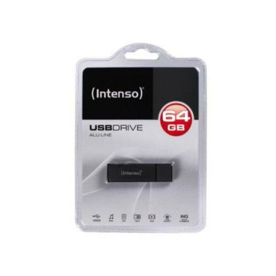 USB und Mikro USB Stick Intenso ALU LINE 64 GB Anthrazit 64 GB USB Pendrive