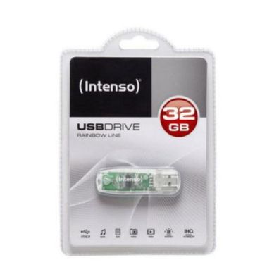 USB Pendrive Intenso Rainbow Line 32 GB Durchsichtig 32 GB USB Pendrive