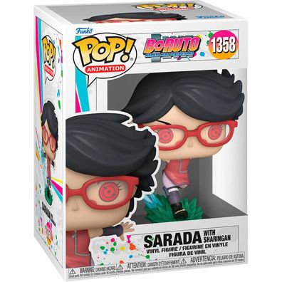 Boruto - Naruto Next Generations POP! Animation Vinyl Figur Sarada w/Sharingan 9 cm