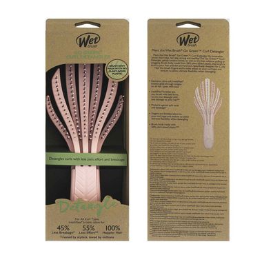 Wet Brush Go Green Curly Detangling Hair Brush Pink 1 St