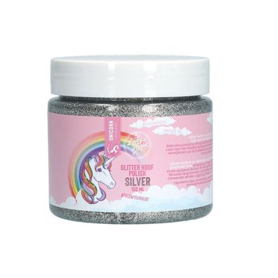 Lucky Horse Glitzer Huflack Silber