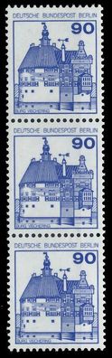 BERLIN DS BURGEN U. Schlösser Nr 588R postfrisch 3ER ST X90130E