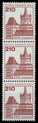 BERLIN DS BURGEN U. Schlösser Nr 589R postfrisch 3ER ST X90F34A