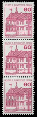 BERLIN DS BURGEN U. Schlösser Nr 611AR postfrisch 3ER S X90F3CA