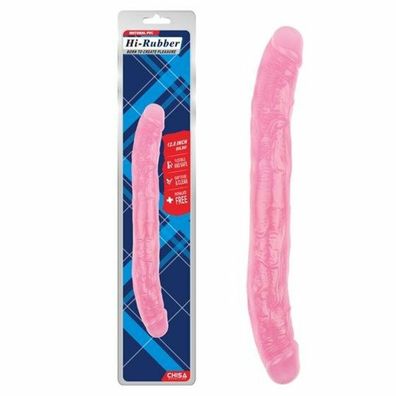 Hi-Rubber 12,8 Zoll DoubleDildo-Rosa