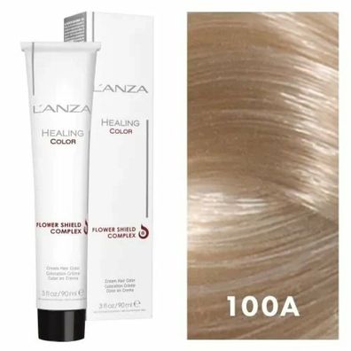 L&#39; NZA Healing Color 100A &#40;100/1&#41; Ultrahelles Aschblond 90ml