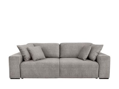 Schlafsofa Vouge | Couch Sofa mit Schlaffunktion | 123 x 255 x 86 cm, Grau