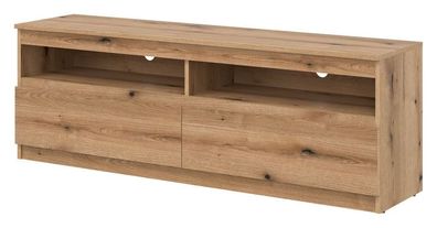 Fernsehschrank REMI RM01 Tv-Schrank 150,5x52x37 cm Lowboard Evoke Eiche
