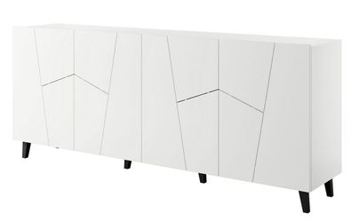 Sideboard ETNA 200x82x42 cm Kommode weiß