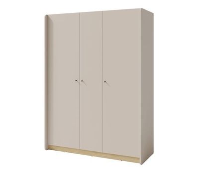 Kleiderschrank Alessio AE1 Sandbeige/Eiche geölt