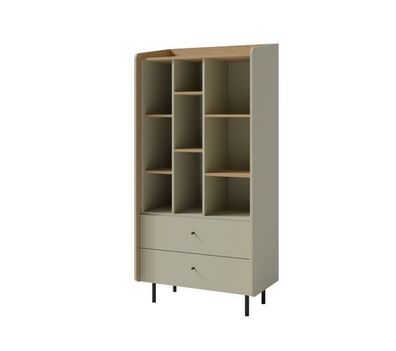 Bücherregal Alessio AE6 Regal Eukaluptus/Eiche Baltic dune