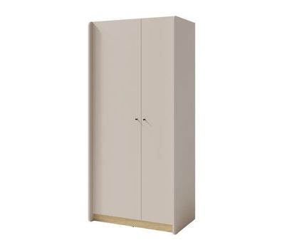 Kleiderschrank Alessio AE3 Sandbeige/Eiche geölt