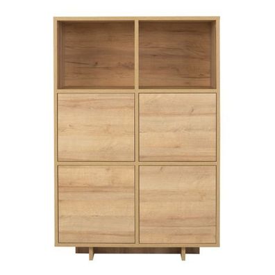 Hochschrank Noma N03 Wohnzimmerschrank Kommode Riviera Eiche