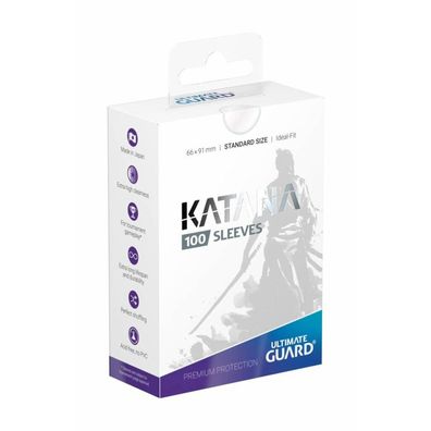 Ultimate Guard Katana Sleeves Standardgröße Transparent (100)