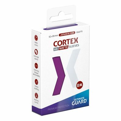 Ultimate Guard Cortex Sleeves Japanese Size Matte Lila (60)