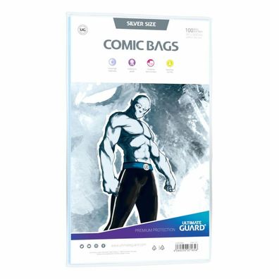 Ultimate Guard Comic Bags Silver Size (100)