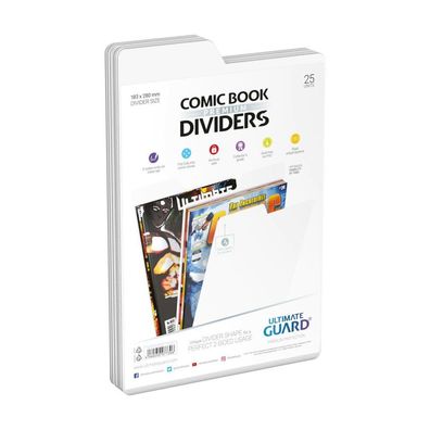 Ultimate Guard Premium Comic Book Dividers Weiß (25)