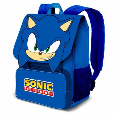 Sonic the Hedgehog Flap Rucksack 45cm