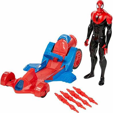 Marvel Titan Hero Series Spiderman Figur &#43; Fahrzeug