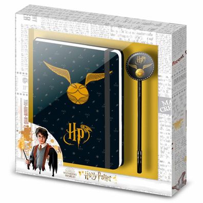 Harry-Potter-Flügel-Set Tagebuch &#43; Stift