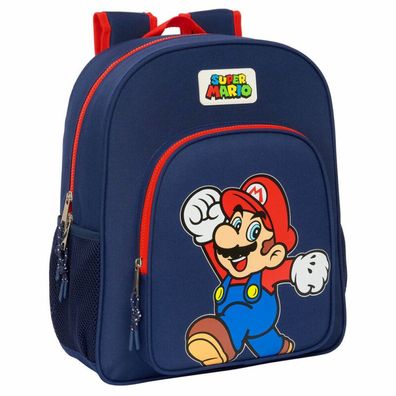 Super Mario Bros anpassungsfähig Rucksack 38cm