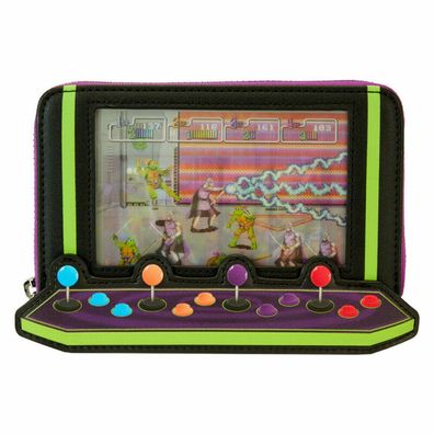 Loungefly Teenage Mutant Ninja Turtles 40. Jahrestag Vintage Arcade Brieftasche