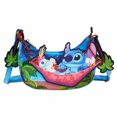 Loungefly Disney Stitch Camping Cuties Umhängetasche