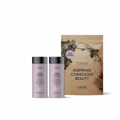 Lakme Teknia Reisepaket Frizz Control Set: Shampoo 100ml, Conditioner 100ml