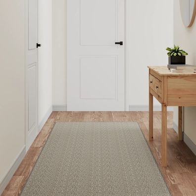 vidaXL Teppichläufer Sisal-Optik Taupe 80x250 cm